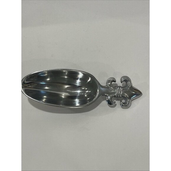 Fleur De Lis‎ Design Scoop Approximately 9x 2" For  Ice, Sugar- India Pre-owned - Picture 2 of 12